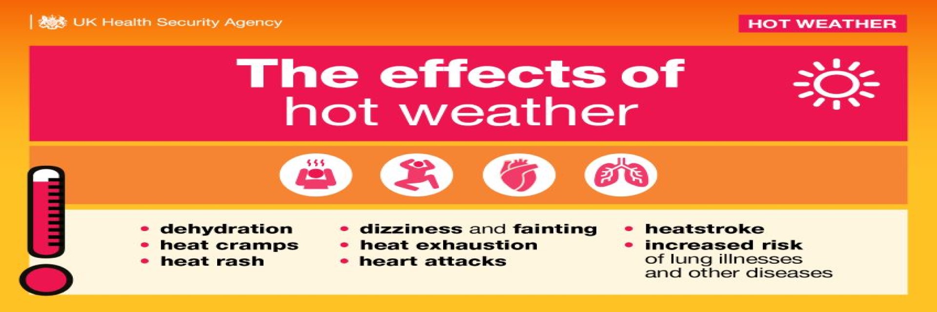 Beat the heat - safe in hot weather